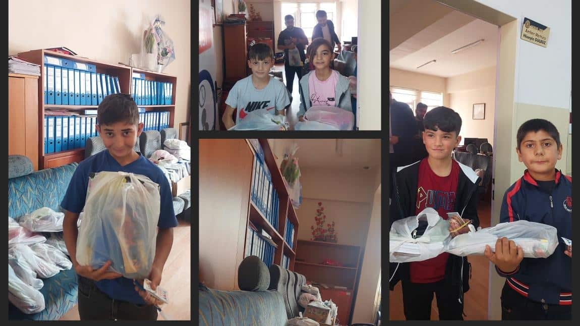 Öğrencilerimize Kırtasiye Malzemesi Dağıtımı
